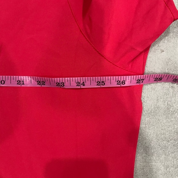 [3X]Carhartt WMN Coral Red Short Sleeve Scrub Tee and Pants Set NWOT - Picture 3 of 9